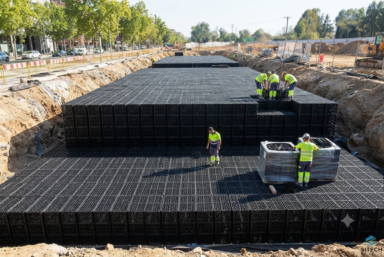 Cubo Geohidráulica instalación